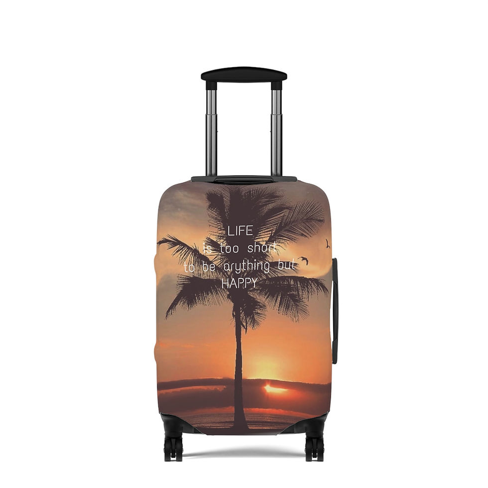 Thumbnail: Tropical Sunset Luggage Cover - Travel with Style