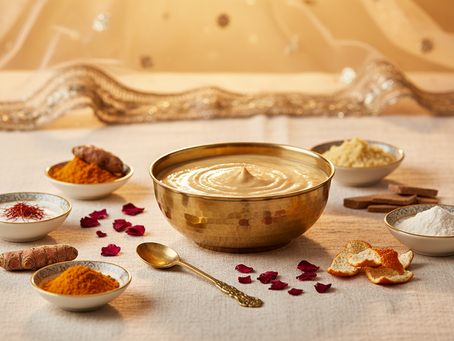 Natural ingredients for d-tan face packs