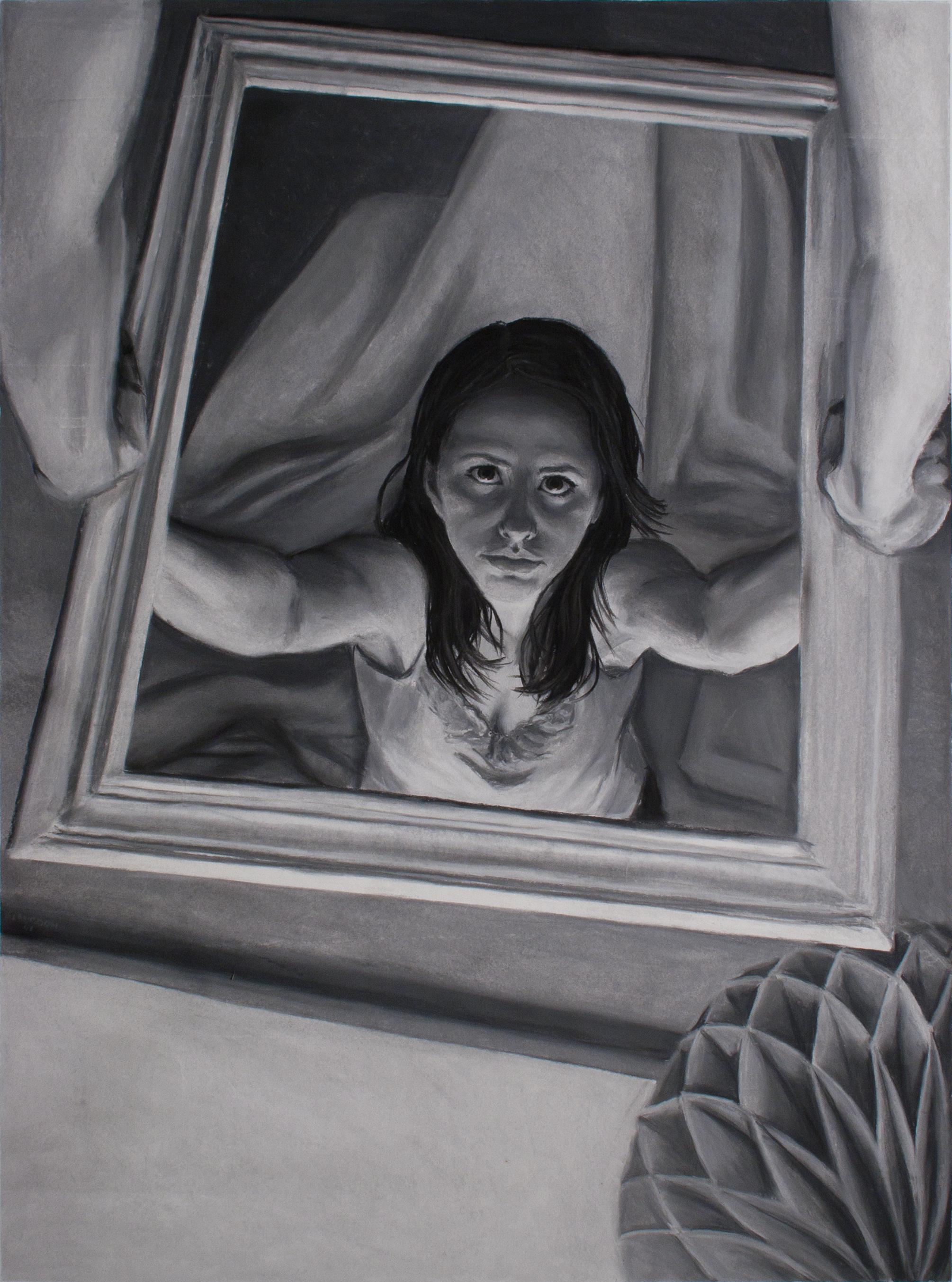 Portrait through the looking glass