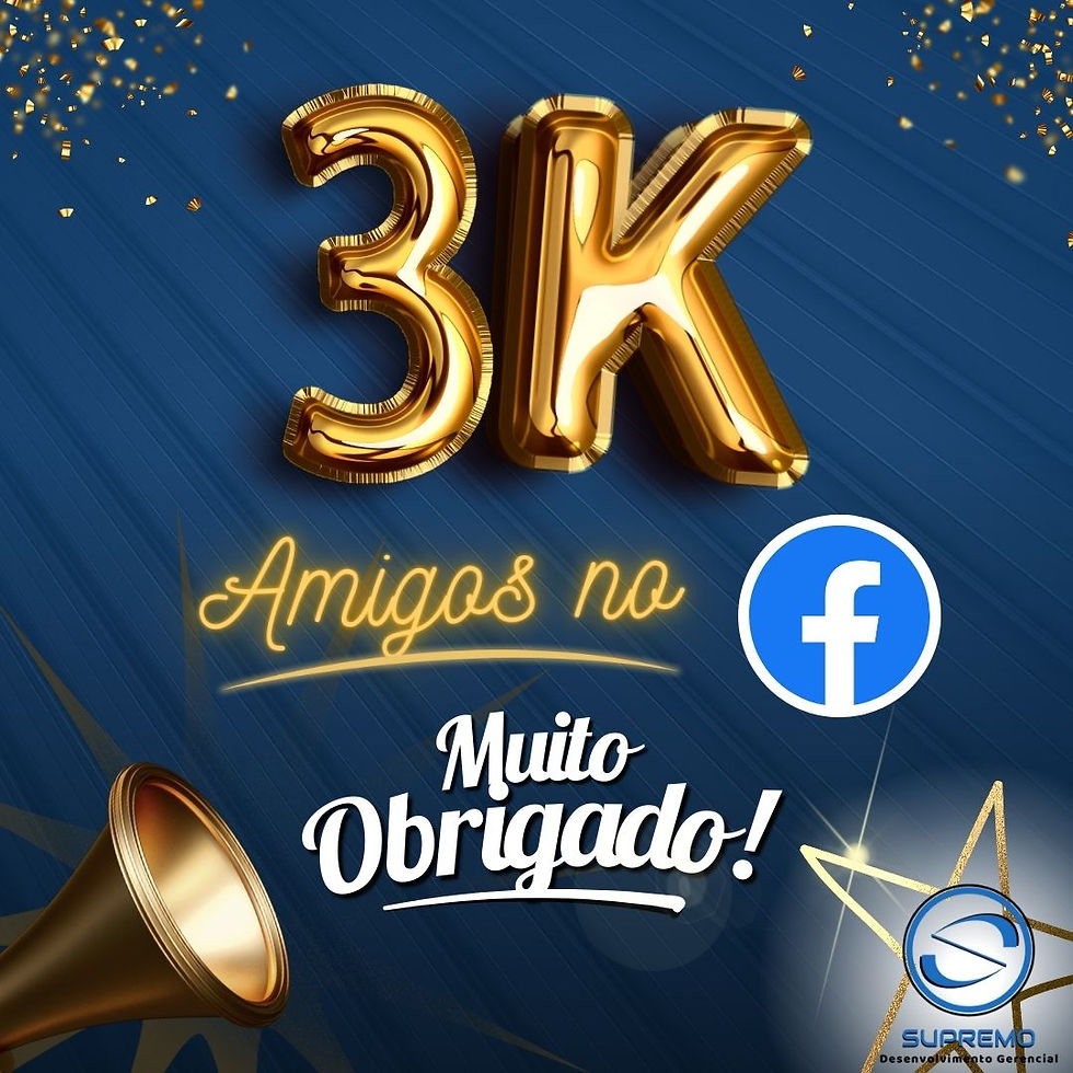 🎉 Já somos 3k no Facebook