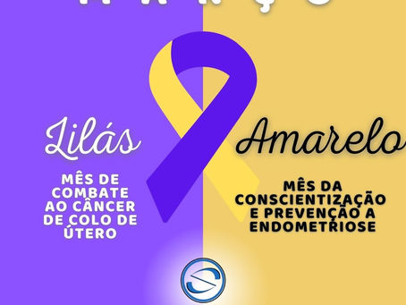 Março LILÁS e AMARELO 💜💛