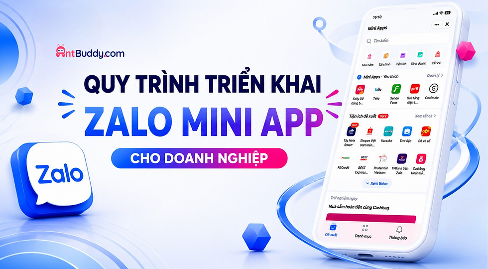 Quy trình triển khai Zalo Mini App cho doanh nghiệp