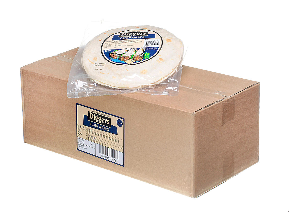 Diggers Plain Wraps 25cm 10x10 CPAN4702