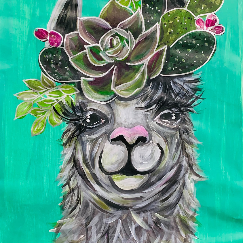 Paint a Canvas - Llama