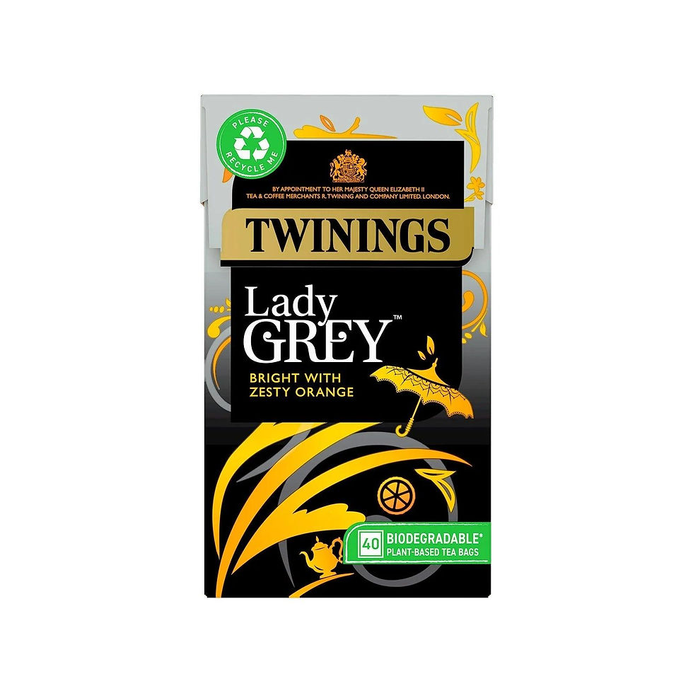 Thumbnail: Twinings Lady Grey Tea Bags – Foil Sealed Citrus Black Tea – 40 or 80 Pack