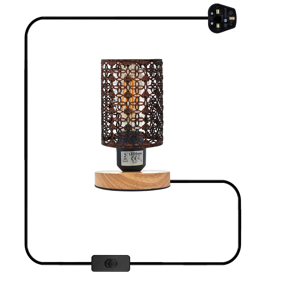 Thumbnail: Black Table Lamp with Small Lamp Stand~5308