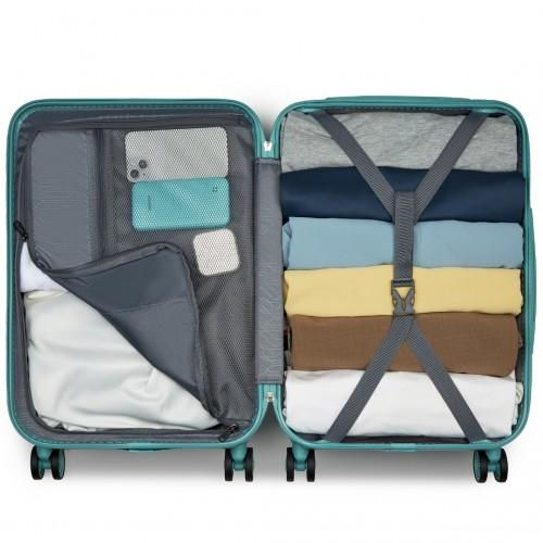 Thumbnail: Kono 20 Inch Cabin Size Minimalist Hard Shell Carry-On Suitcase with TSA Lock