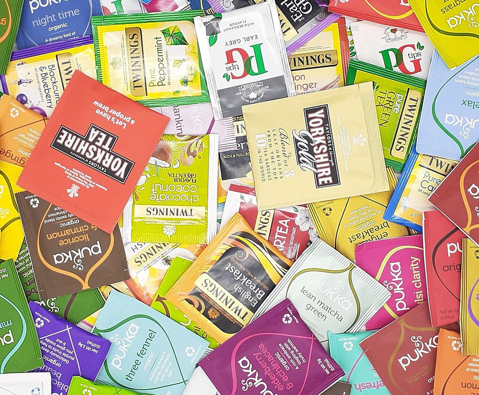 Thumbnail: Assorted Tea Bags Individually Wrapped Mix Hamper Set Box Gift