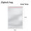 Thumbnail: Resealable Self Sealing Bag Clear Reclosable Zip Poly Bag ~5292