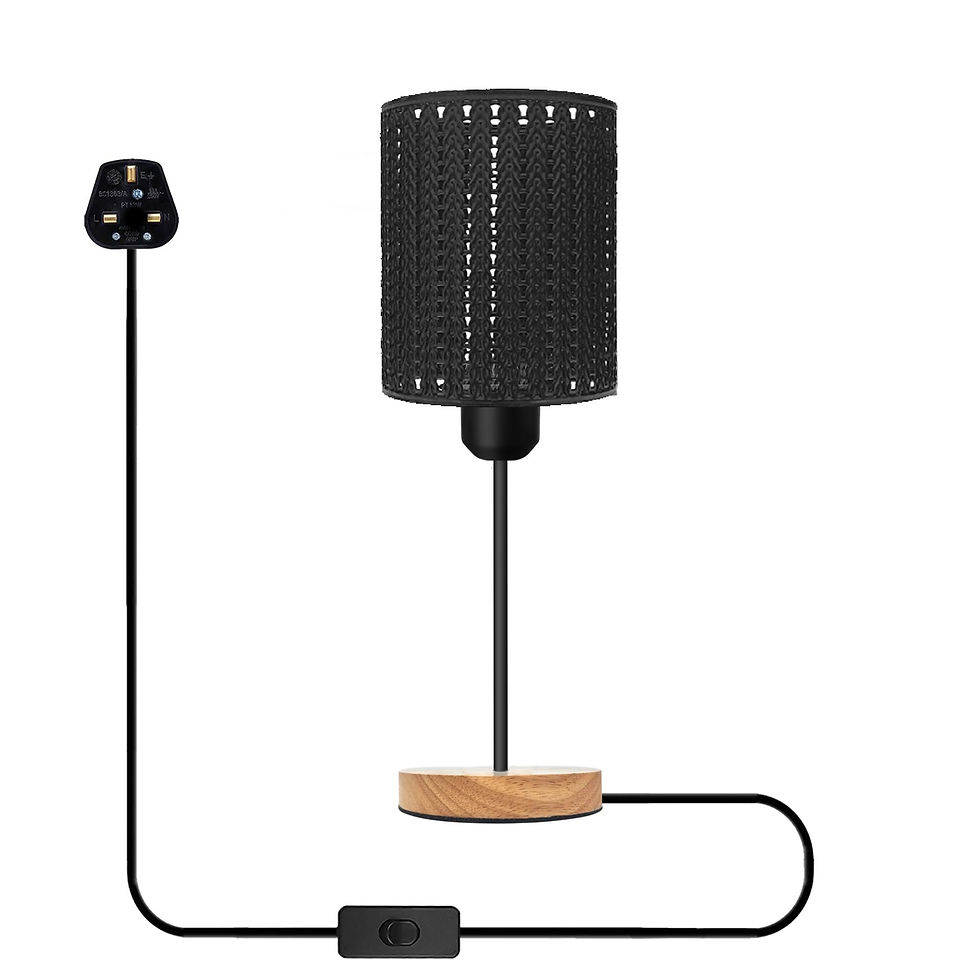 Thumbnail: LEDSone Plugin Black Table Lamps for BedsideTables~5421