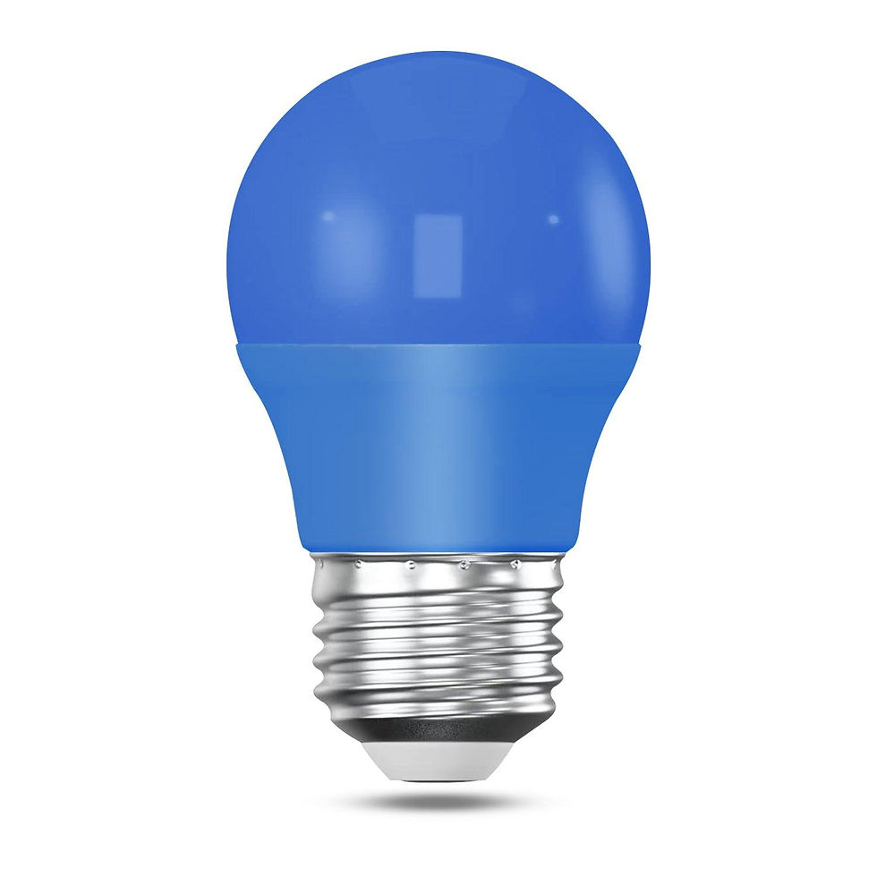 Thumbnail: 4W LED E27 Coloured Golf Ball Bulb Party Decor Lighting ~5450