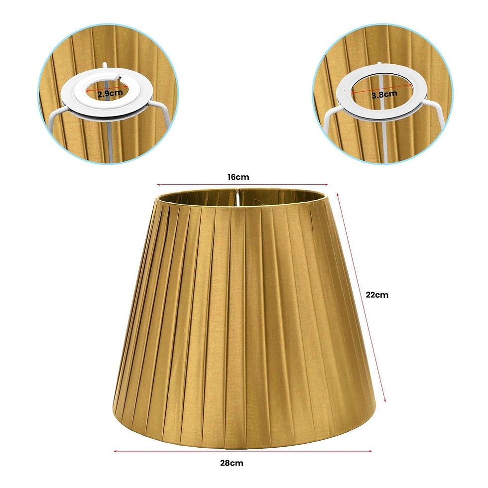 Thumbnail: Modern Fabric Coolie Light Table Lampshade ~ 5491