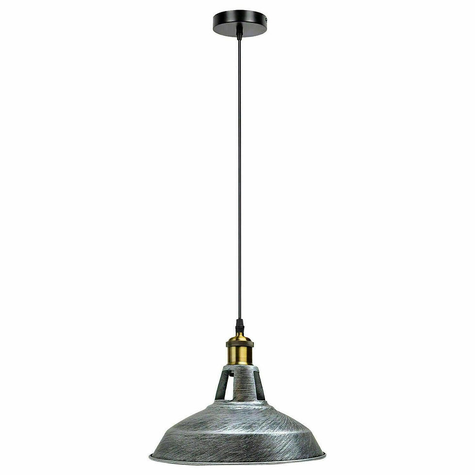 Thumbnail: E27 Metal Hanging Pendant Light ~6254