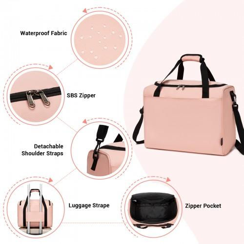 Thumbnail: Kono Spacious Airline-Approved Cabin Travel Duffel Bag (40�30�20 cm) - Roomy
