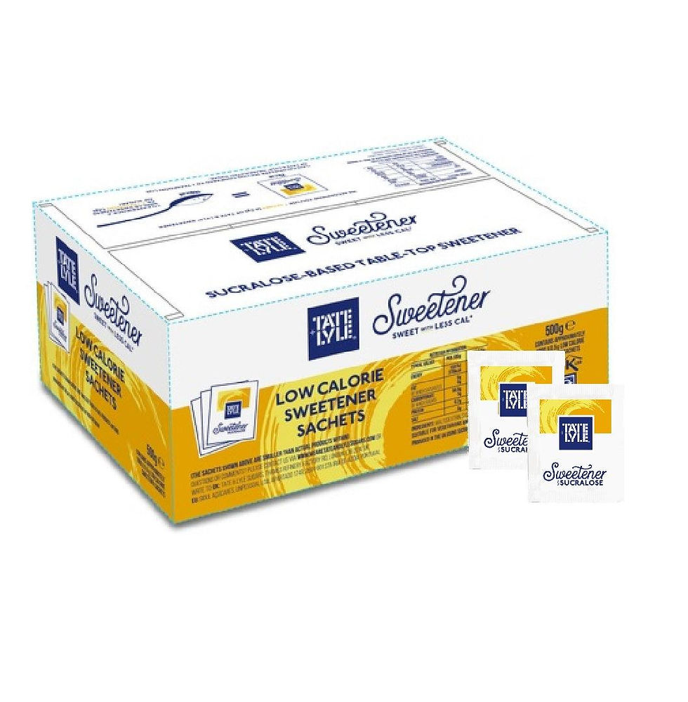 Thumbnail: Tate & Lyle Sweetener Sachets (Sucralose) – Low Calorie Vegan Sugar Substitute