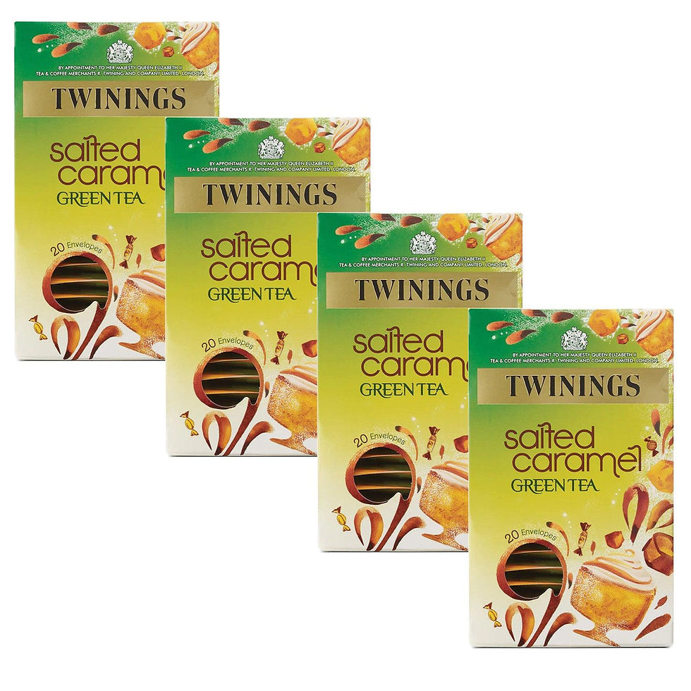 Thumbnail: Twinings Salted Caramel Tea Bags Individually Enveloped Tagged Healthy Sachets