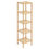 Thumbnail: VEVOR 5-Tier Bathroom Standing Shelf, Narrow Shelving Unit, Display Storage Rack