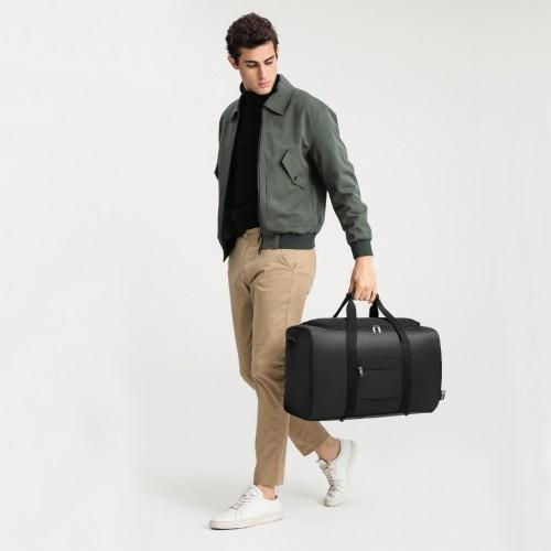 Thumbnail: EA2112 - Kono Waterproof Lightweight Travel Duffle Bag Sports Holdall - Black