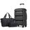 Thumbnail: Kono K2092L 20 inch suitcase and EA2212 travel bag