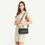Thumbnail: L2309 - Miss Lulu Lightweight Wide Strap Genuine Leather Crossbody Bag - Green