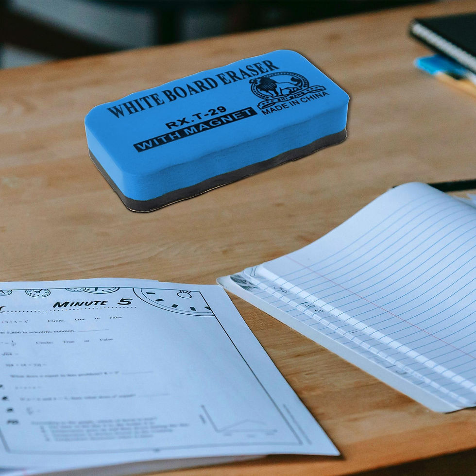 Thumbnail: Modern Whiteboard Dry Eraser with Thick Felt Pad Magnetic ~5491