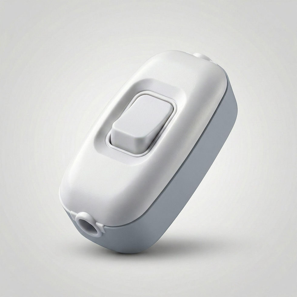 Thumbnail: 16A 220V Inline Rocker On/Off Switch White | Heavy Duty ~6700