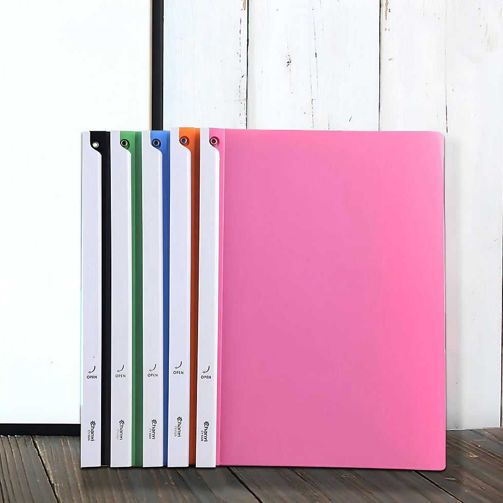Thumbnail: 6 Pack A4 and Letter Size Rotating Thickened Rotating Lever Report Folder~5281