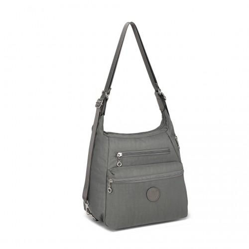 EH2063 - Kono Three Way Multipurpose Casual Shoulder Bag With Double Zippers