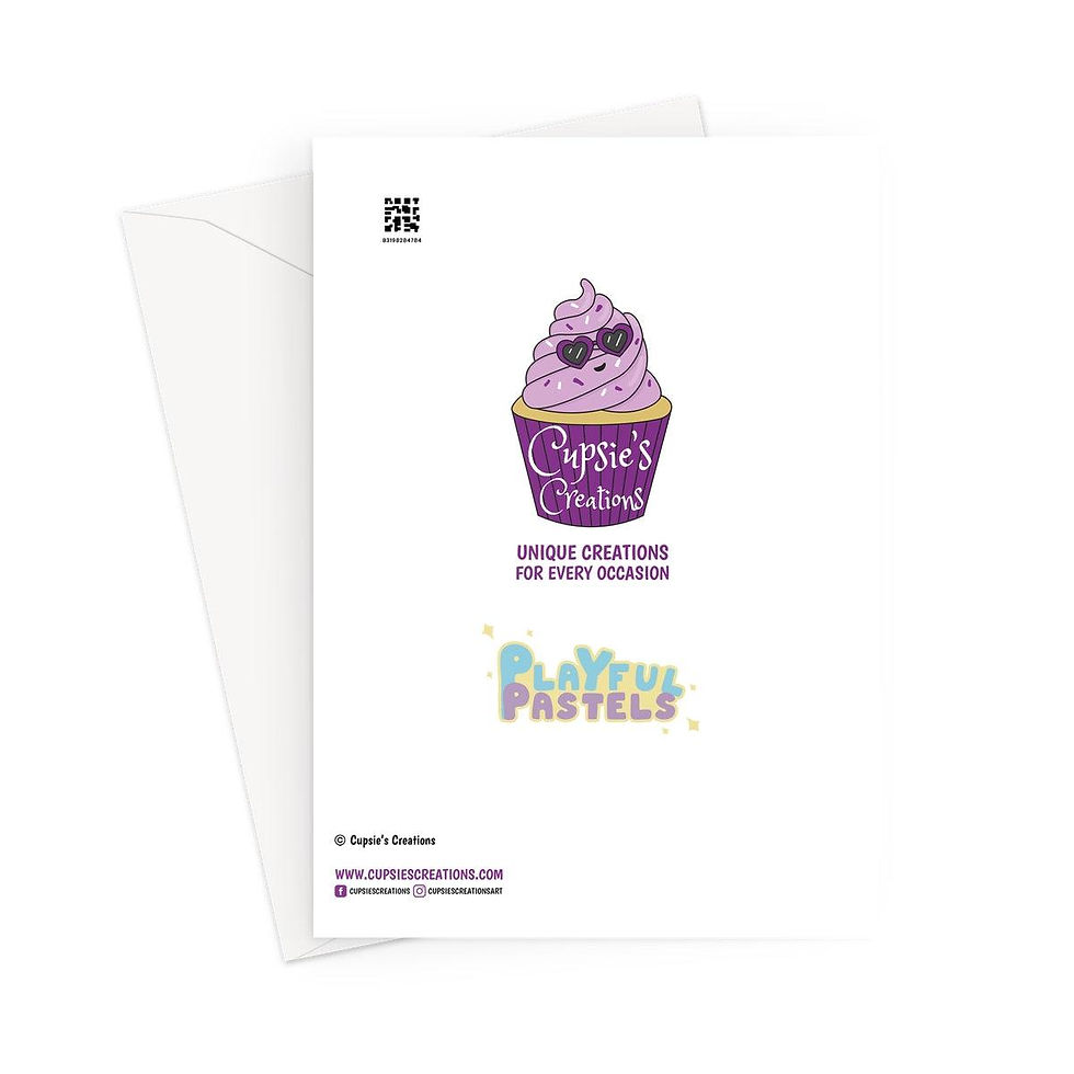 Thumbnail: Get Well Soon Card – Cute Pastel Flowers in Vase Get Well Card