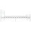 Thumbnail: vidaXL Bed Frame White Metal 200x200 cm