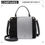 Thumbnail: LB6871-MISS LULU STYLISH LADIES LEATHER HANDBAG SHOULDER BAG BLACK