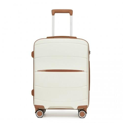 Thumbnail: Kono 20-Inch Modern Scratch-Resistant Cabin Suitcase with TSA Lock & Stylish