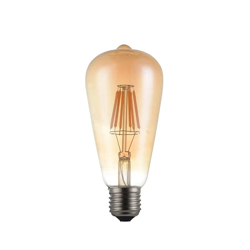 Thumbnail: LED Filament ST64 E27 Bulb Dimmable LED Squirrel Cage Edison Decorative Bulb