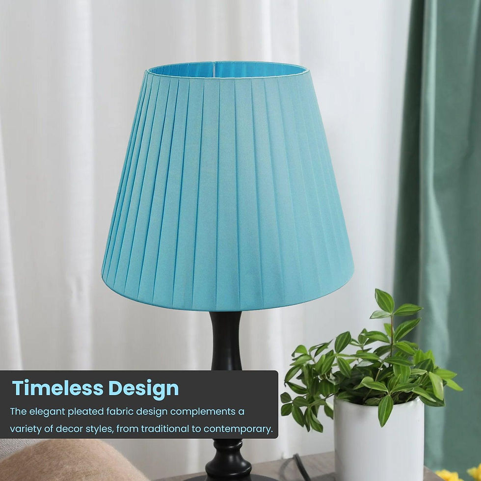 Thumbnail: Modern Fabric Coolie Light Table Lampshade ~ 5491