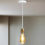 Thumbnail: Elegant Gold E27 Ceiling Light Fitting - Vintage Industrial Pendant Lamp Bulb
