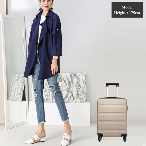 Thumbnail: K1991-1L - Kono 19 Inch Horizontal Design ABS Hard Shell Suitcase With TSA Lock
