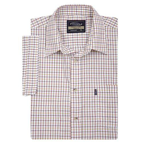 Thumbnail: Shop the Men's Champion Short Sleeve Tattersall Shirt | Best Price