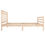 Thumbnail: vidaXL Bed Frame Solid Wood 100x200 cm