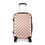 Thumbnail: K1992 - Kono Multifaceted Diamond Pattern Hard Shell 20 Inch Suitcase - Nude