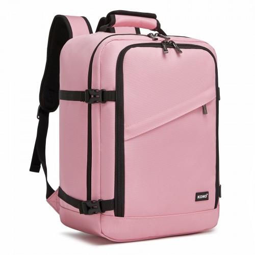 Kono Flexible Cabin Backpack 30x20x40 cm - Fits 15.6" Laptop with Clamshell