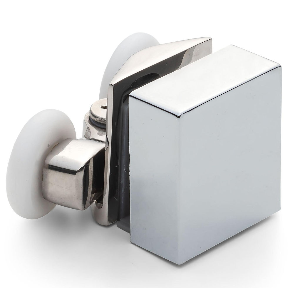 Thumbnail: 1 x Chrome Plated Top Double Shower Door Roller/Runner 21mm Wheel Diameter IS3