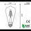 Thumbnail: LED Filament ST64 E27 Bulb Dimmable LED Squirrel Cage Edison Decorative Bulb