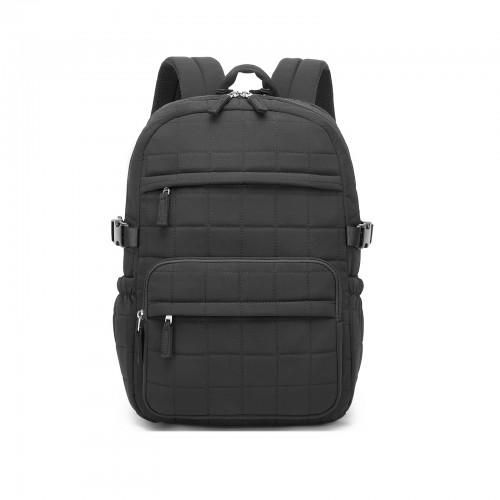 Thumbnail: BPM2609 - Miss Lulu Quilted Lightweight Backpack, Fits 15.6 Inch Notebook, Cabin