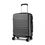 Thumbnail: K1871-1L - Kono ABS 28 Inch Sculpted Horizontal Design Suitcase - Grey