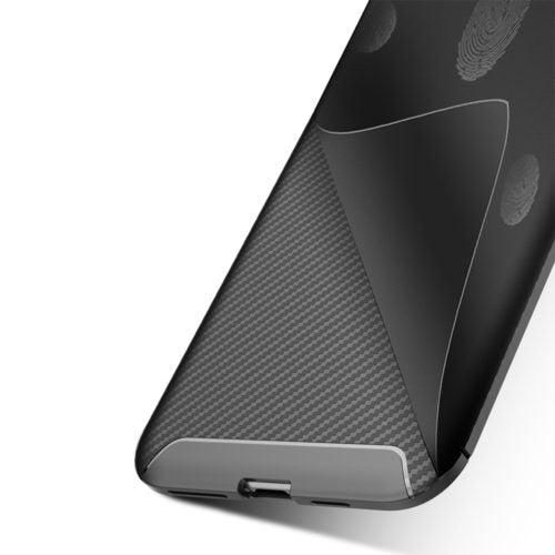 Thumbnail: Carbon Fibre TPU Black Case - For iPhone 11 Pro