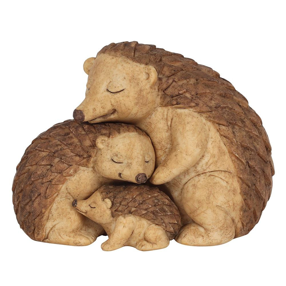 Charming Hedgehog Family Ornament - Heartwarming Decor for Home & Nursery