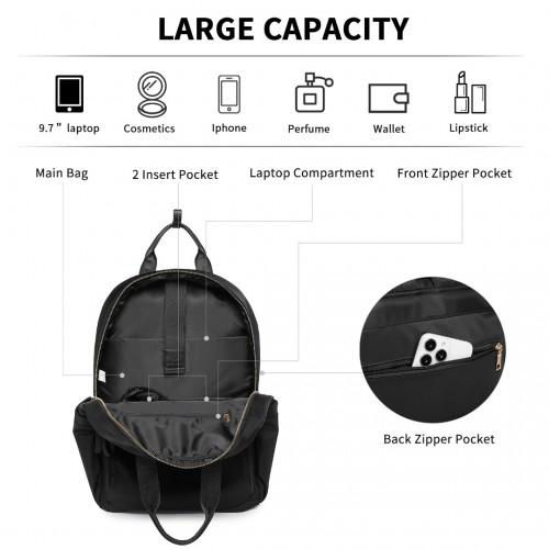 Thumbnail: BPM2439 - Miss Lulu Versatile Stylish Backpack with Laptop Compartment and