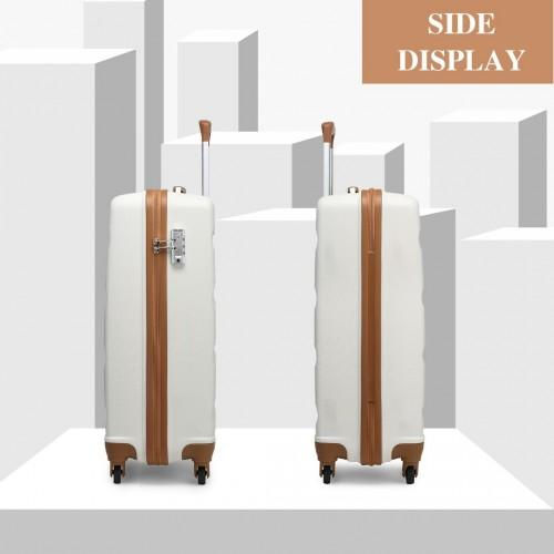 Thumbnail: K2191L - Kono 19 Inch Cabin Size Carry On Suitcase - Streamlined Lightweight ABS