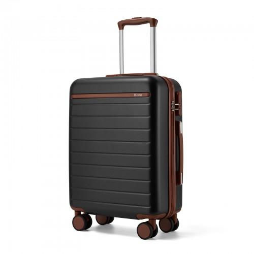 KSK2584 - Kono Scratch-Resistant 20-Inch Hard Shell Cabin Suitcase with