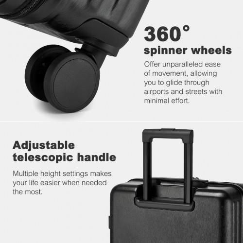 Thumbnail: KSK2493 - Kono Durable 24 Inch ABS+PC Hardshell Suitcase with TSA Lock